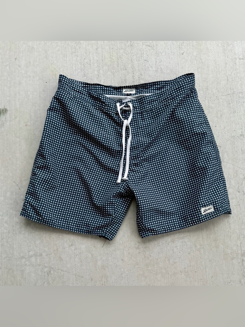 Bather Trunk Co Board Shorts Men Size 32 All Over Print Swim Trunks